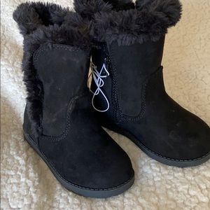 Cat and Jack Black fashion boots